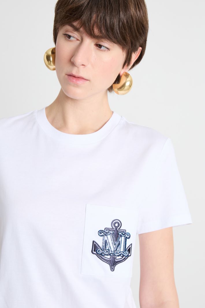 Camiseta de punto con bordado Intrend - 3