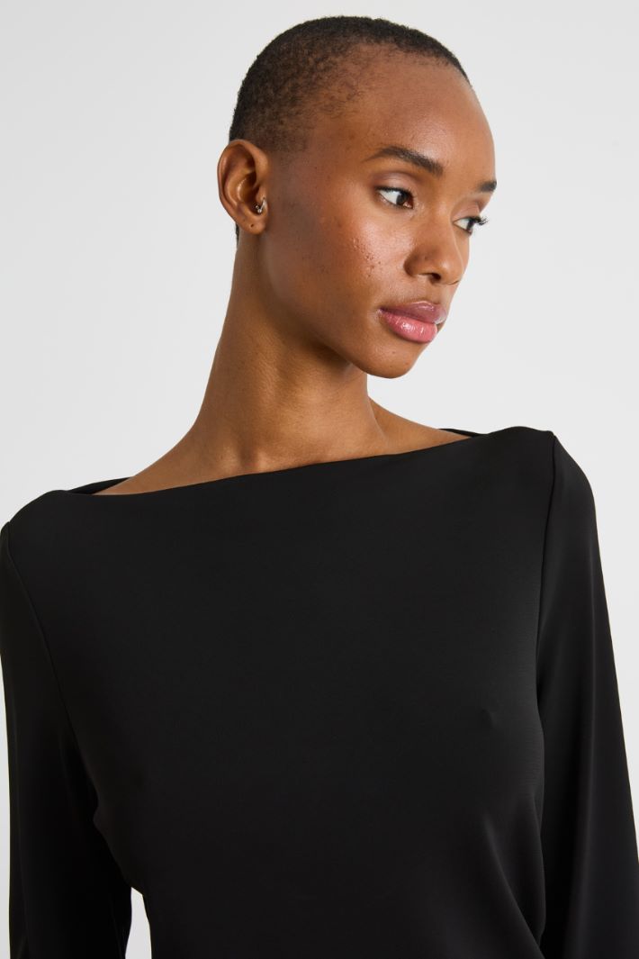 Draped jersey top Intrend - 3