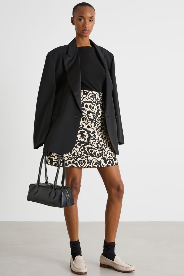 Draped jersey top Intrend