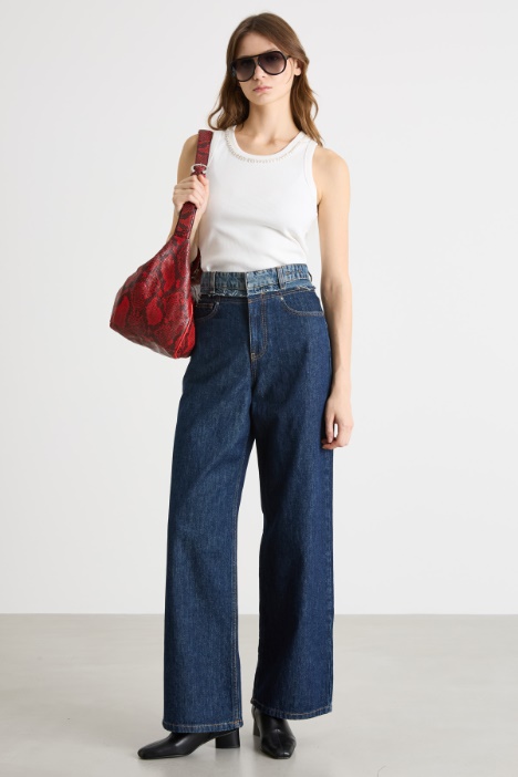 Embellished jersey top Intrend