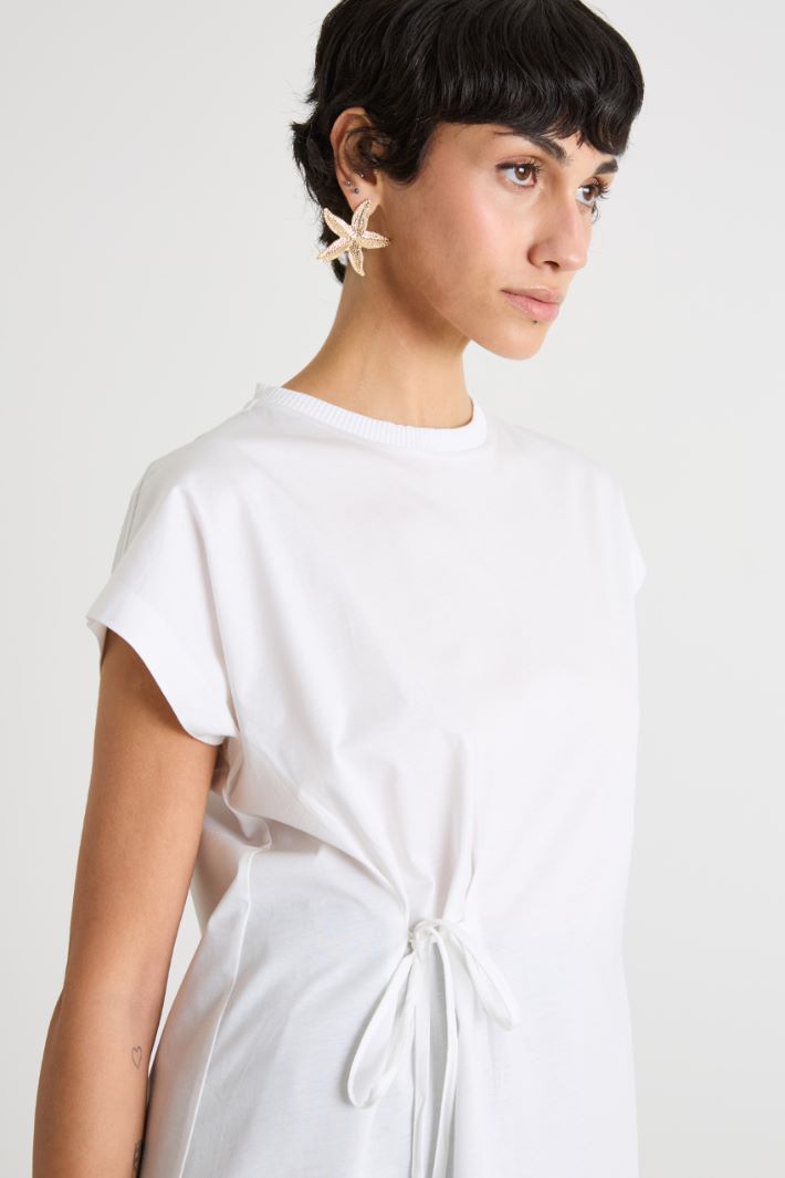 Bow-detail T-shirt Intrend - 3