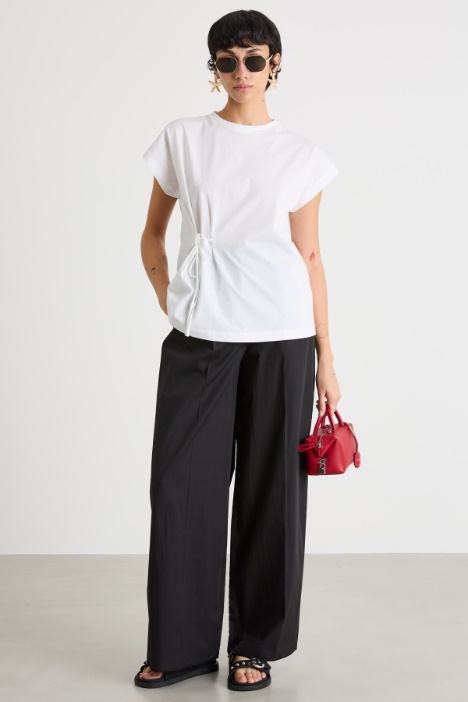 Bow-detail T-shirt Intrend