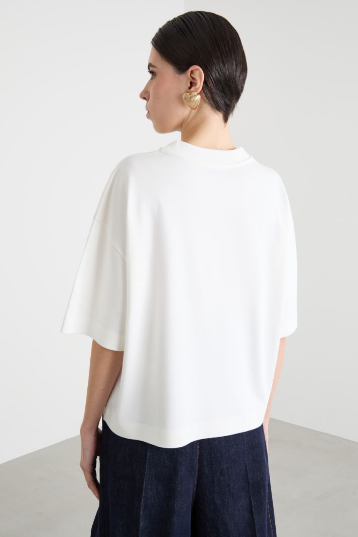 Boxy drop-shoulder T-shirt Intrend - 4