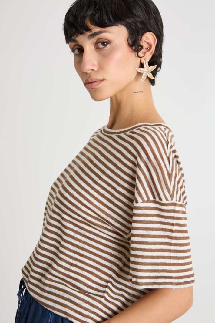 Linen T-shirt Intrend - 3