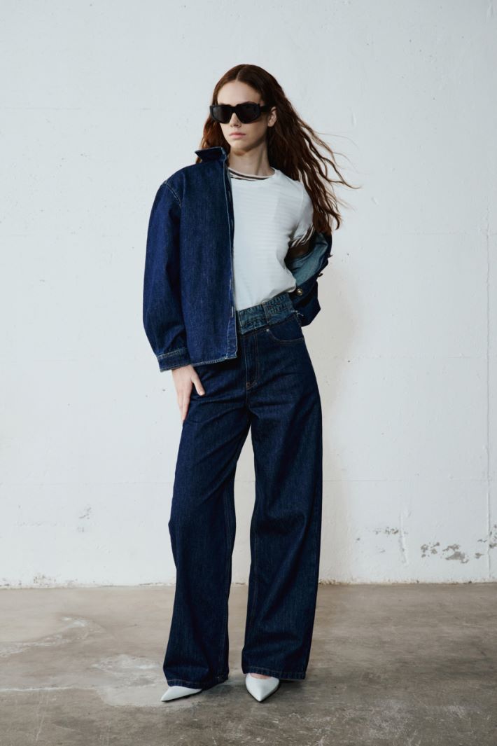 Linen T-shirt Intrend - 5