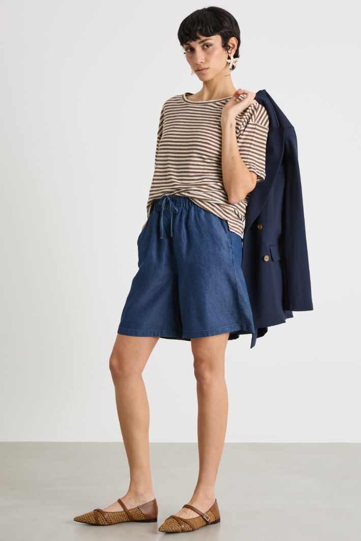 Linen T-shirt Intrend