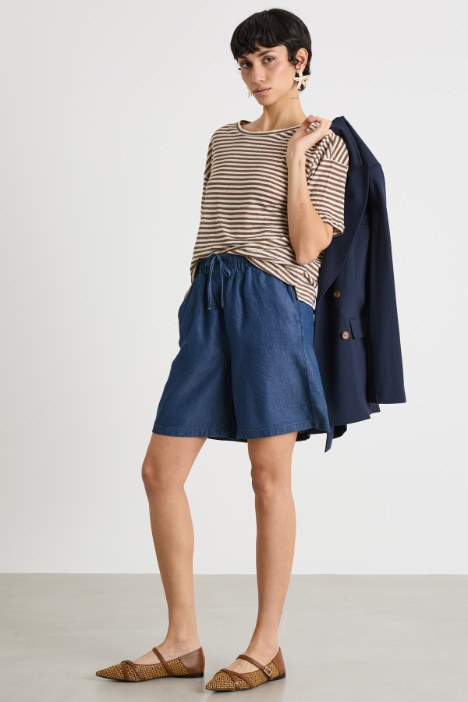 Linen T-shirt Intrend