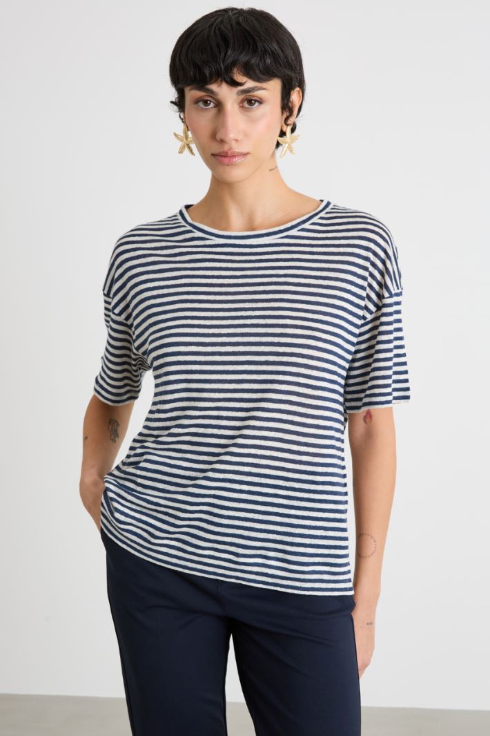 Linen T-shirt Intrend - 2