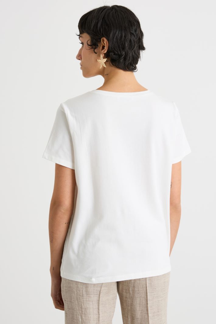 Embroidered T-shirt Intrend - 4