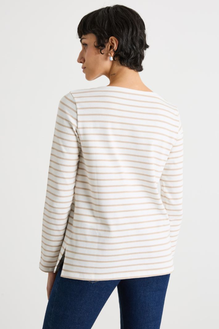 Boat neck T-shirt Intrend - 4