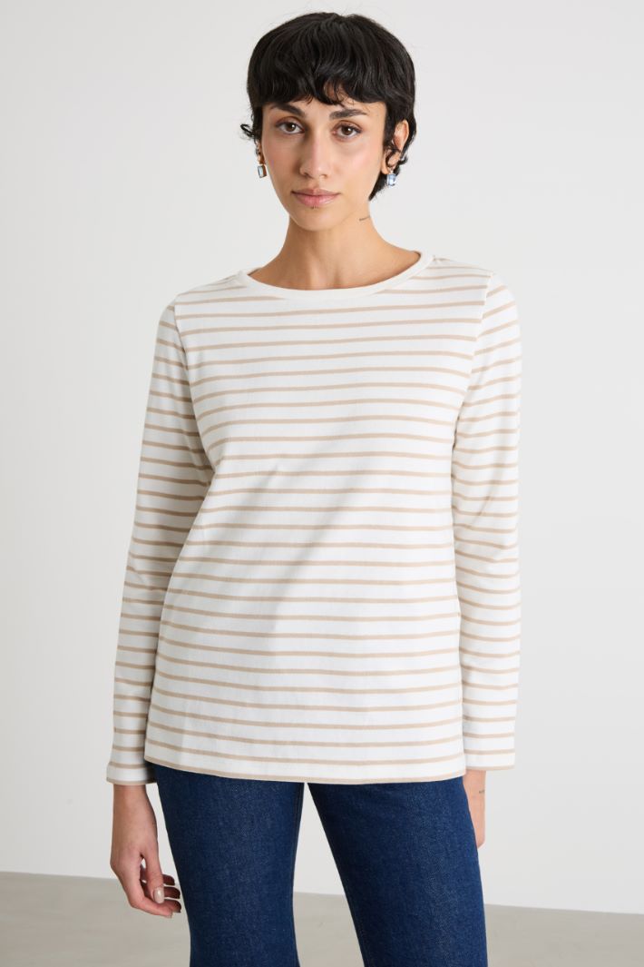 Boat neck T-shirt Intrend - 2