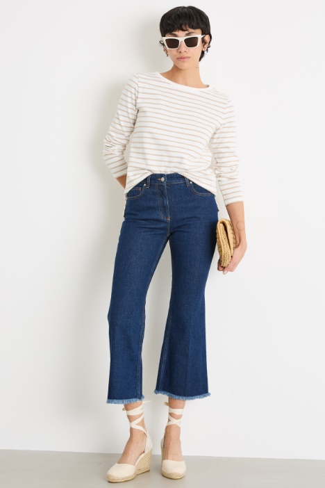 Boat neck T-shirt Intrend