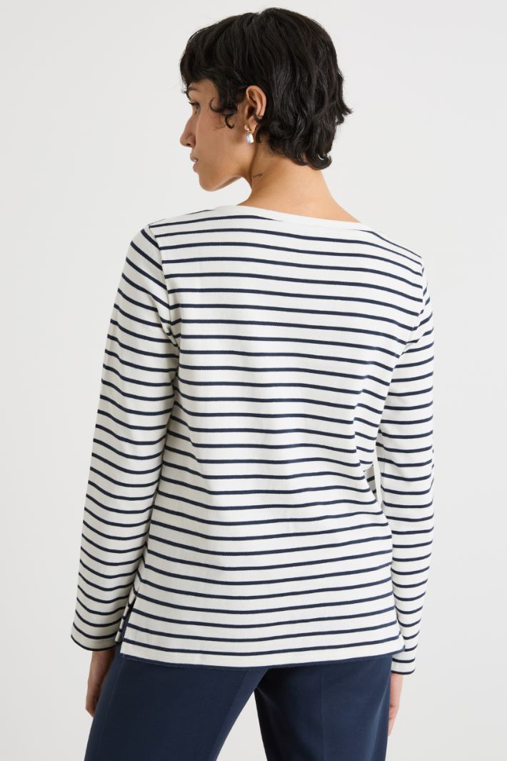 Boat neck T-shirt Intrend - 4