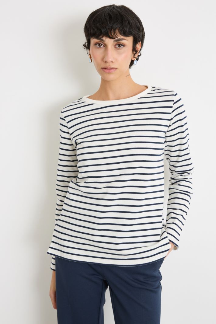 Boat neck T-shirt Intrend - 2