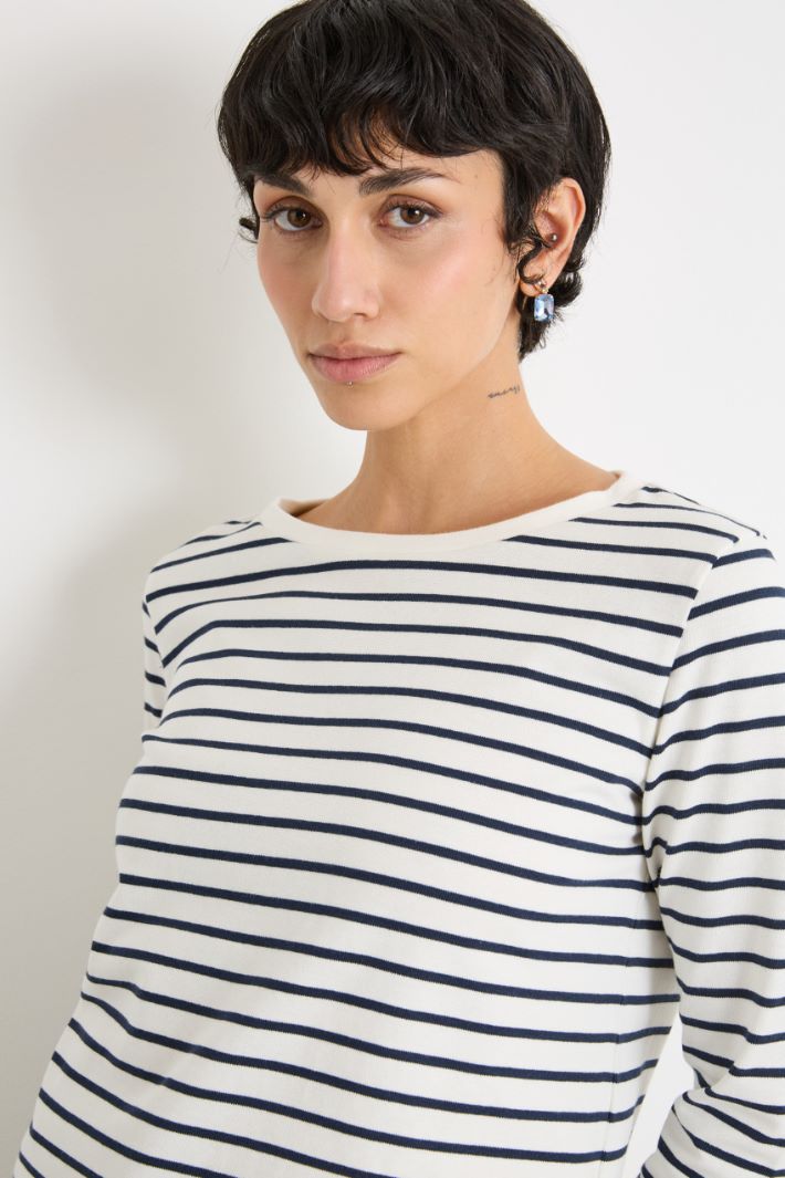 Boat neck T-shirt Intrend - 3