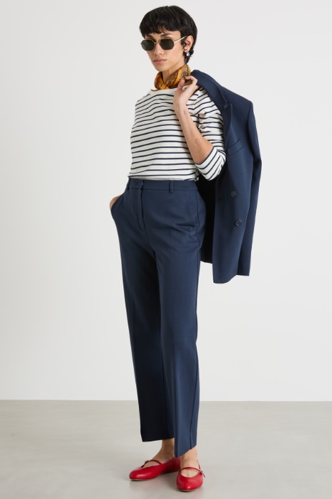 Boat neck T-shirt Intrend