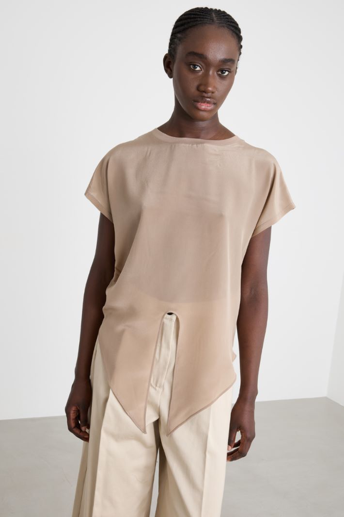 Dual-fabric T-shirt Intrend - 3