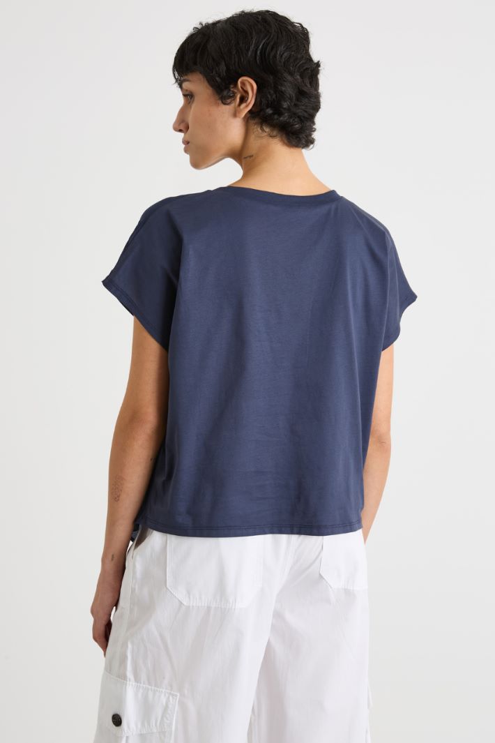 Dual-fabric T-shirt Intrend - 4