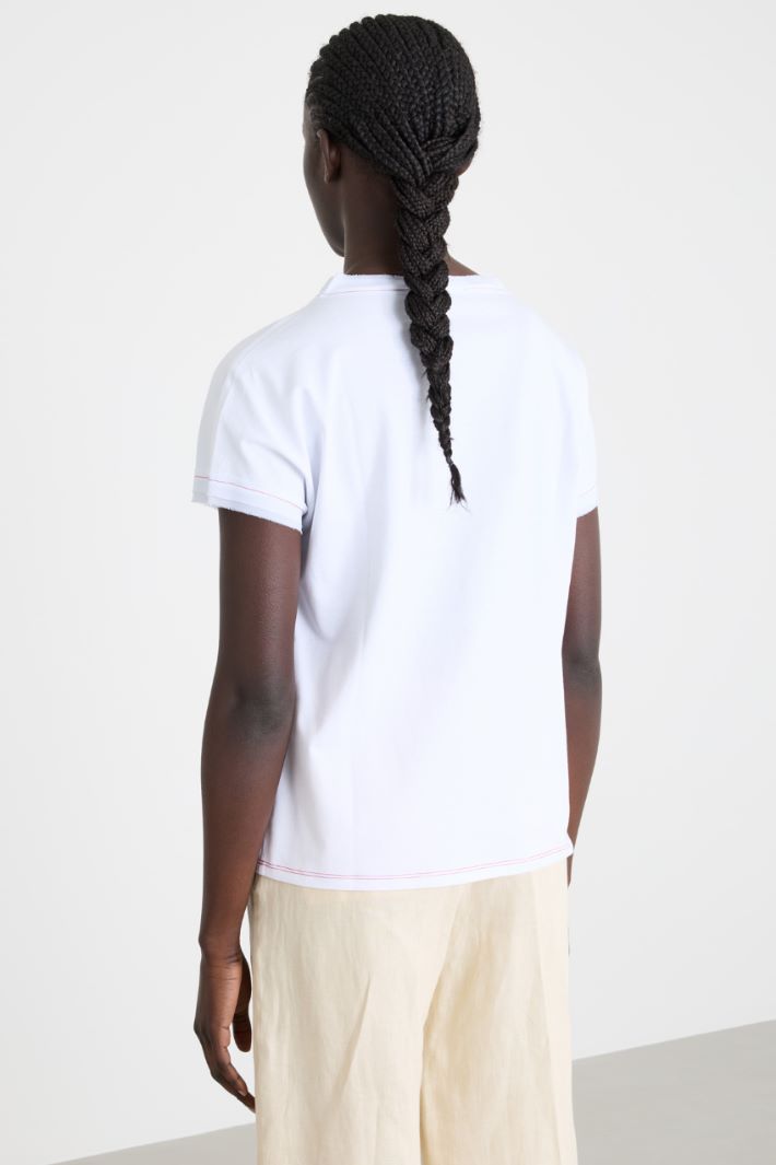 T-shirt con motivo stampato Intrend - 4