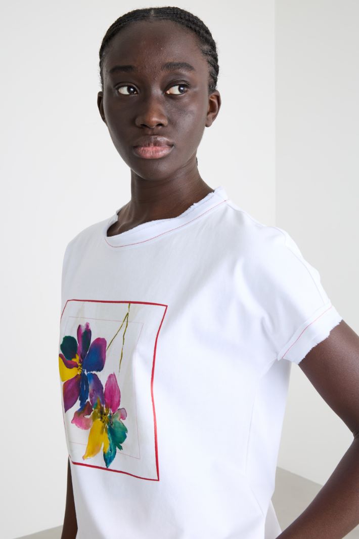 T-shirt con motivo stampato Intrend - 3