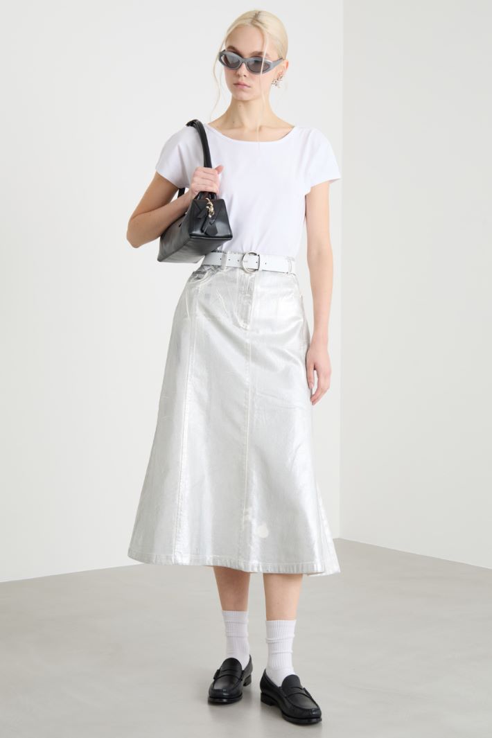 Wide-neck T-shirt Intrend