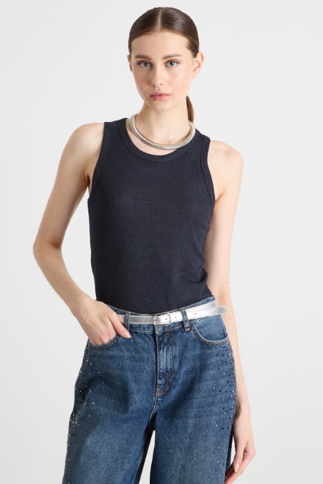 Ribbed top Intrend