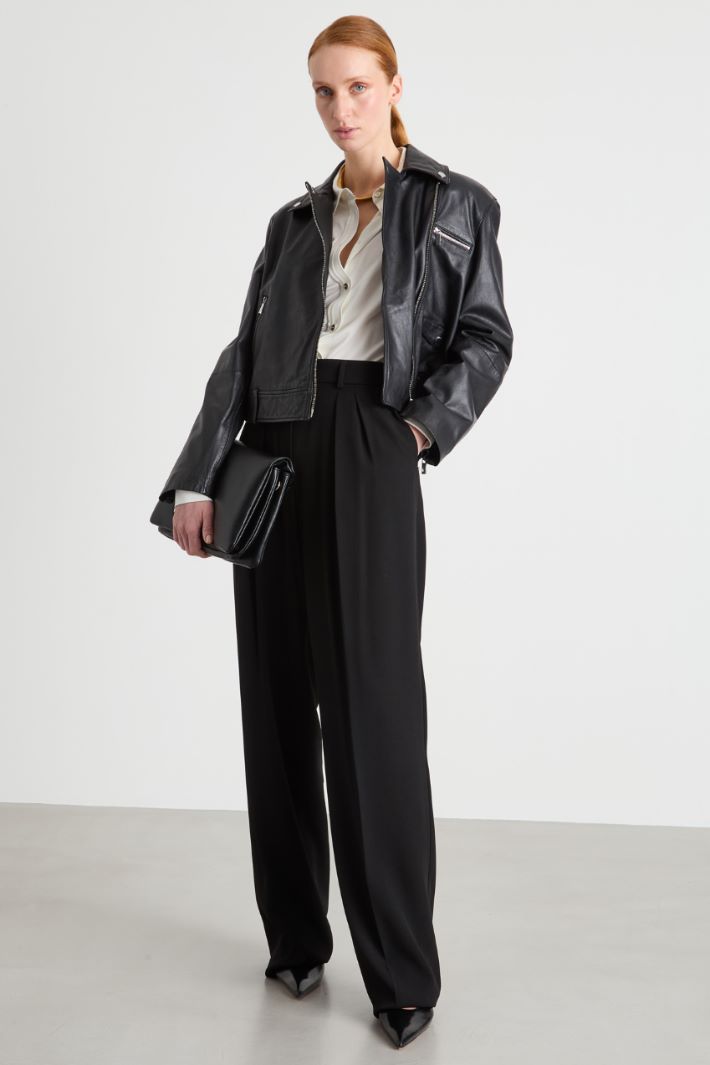 Camicia in jersey piqué Intrend