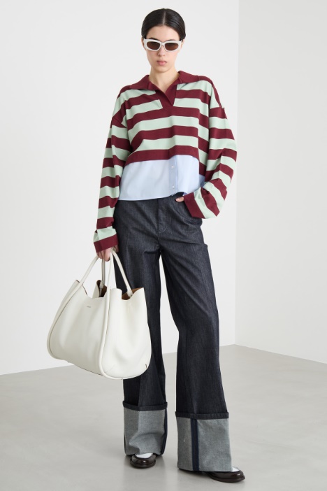 Polo in jersey e popeline Intrend