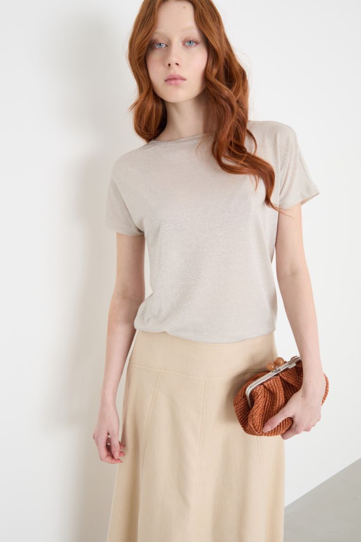 Foiled jersey top Intrend - 2