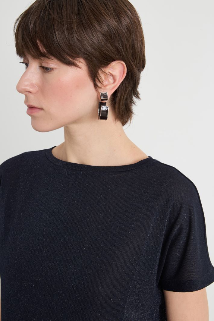 Foiled jersey top Intrend - 3