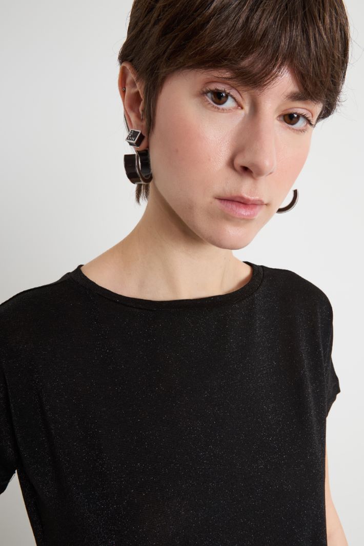 Foiled jersey top Intrend - 3