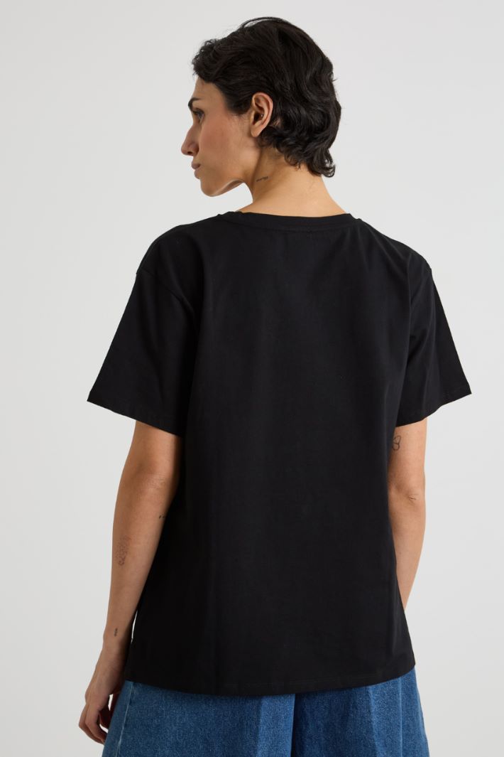 Jewel-embroidered T-shirt Intrend - 4