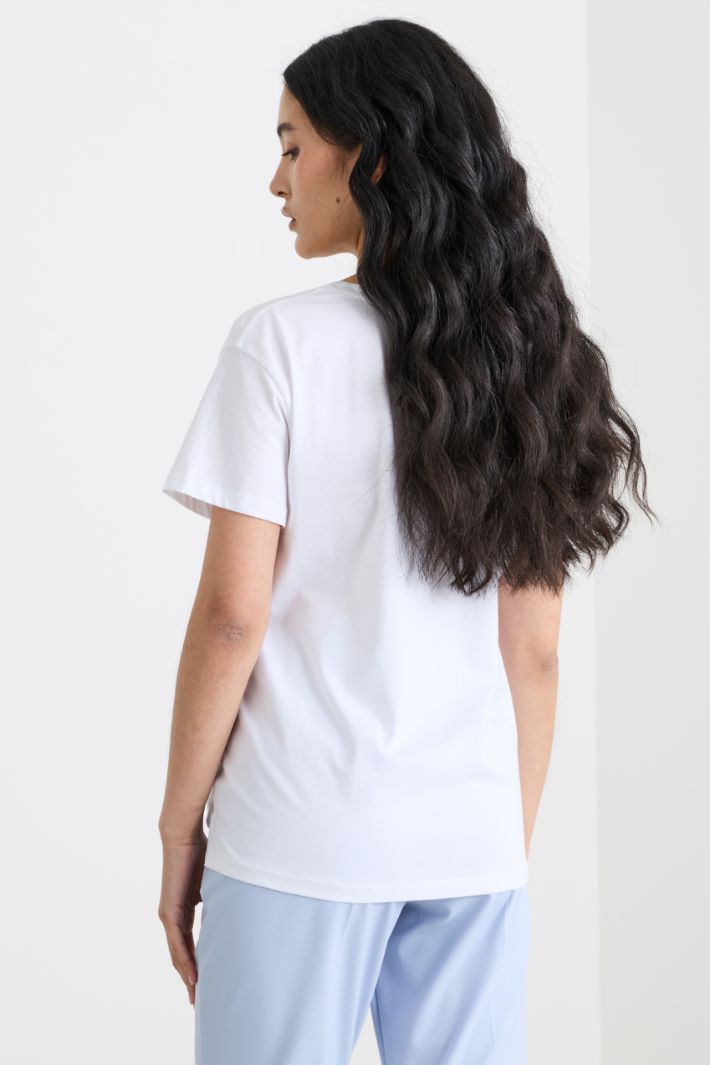 Jewel-embroidered T-shirt Intrend - 4