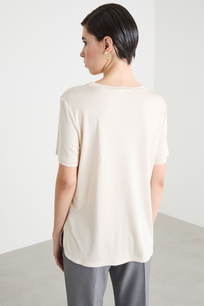 Silk interlock T-shirt Intrend - 4