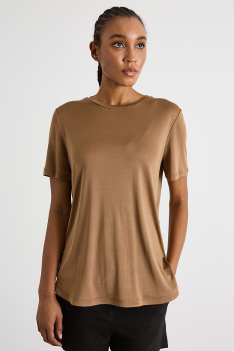 Silk interlock T-shirt Intrend