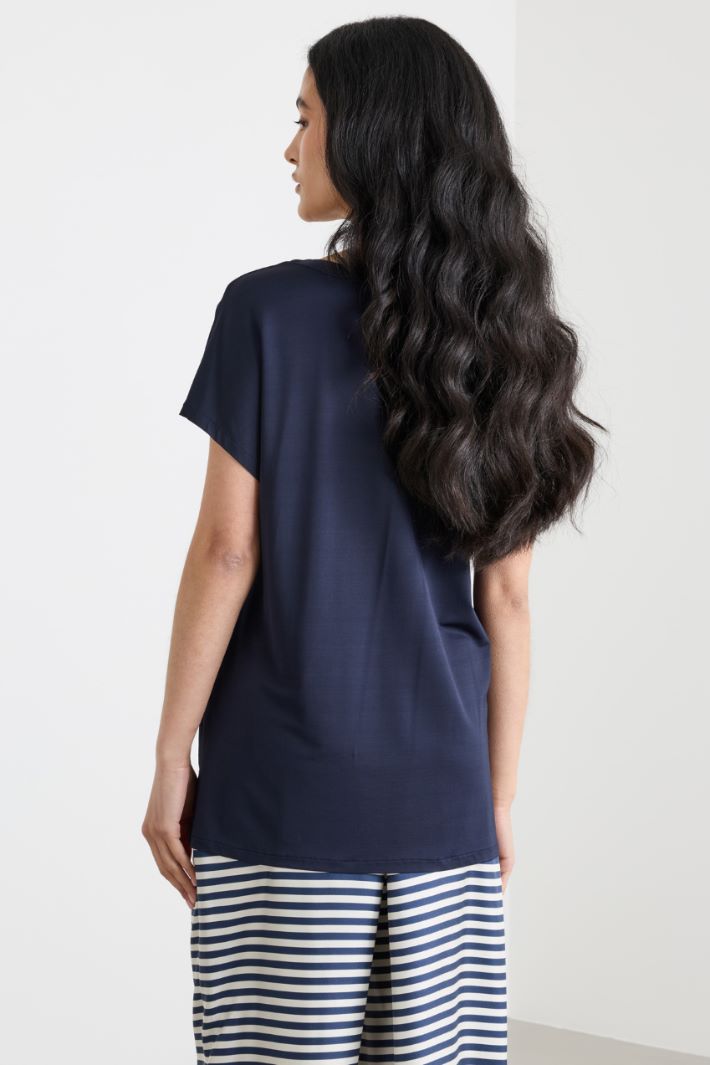 T-shirt in jersey piqué Intrend - 4