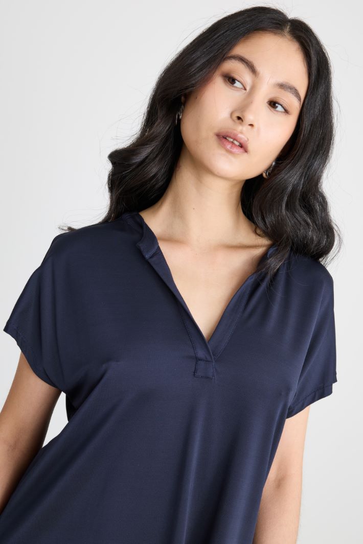 T-shirt in jersey piqué Intrend - 3