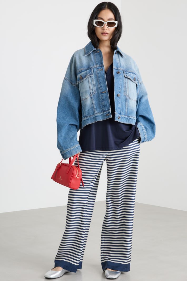 T-shirt in jersey piqué Intrend