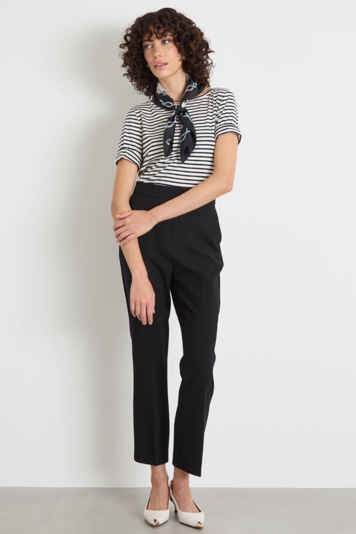 Bateau-Neck T-Shirt Intrend