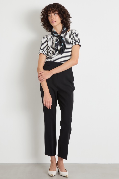 Bateau-Neck T-Shirt Intrend