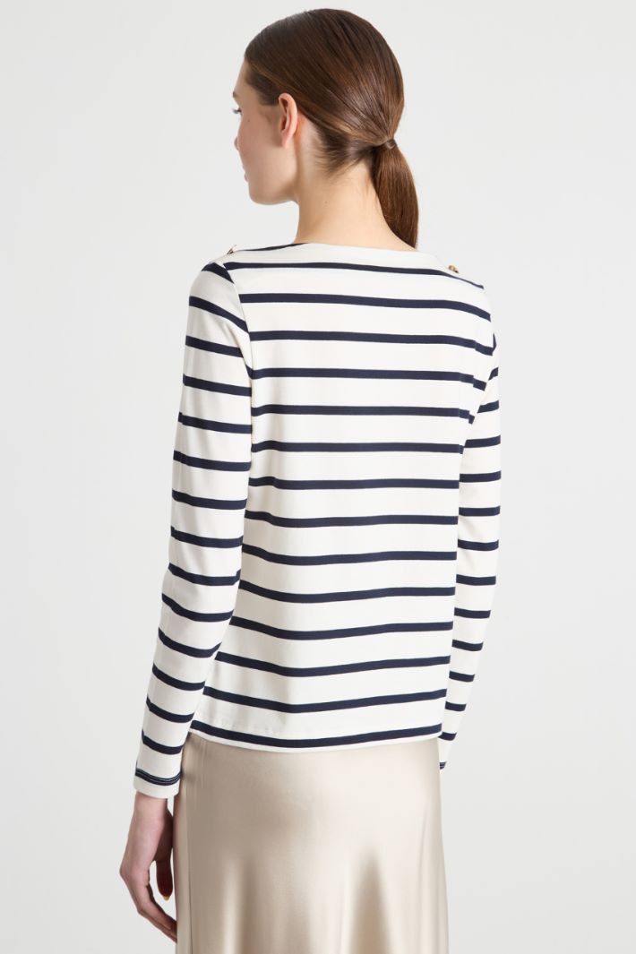 Boat-neck T-shirt Intrend - 4
