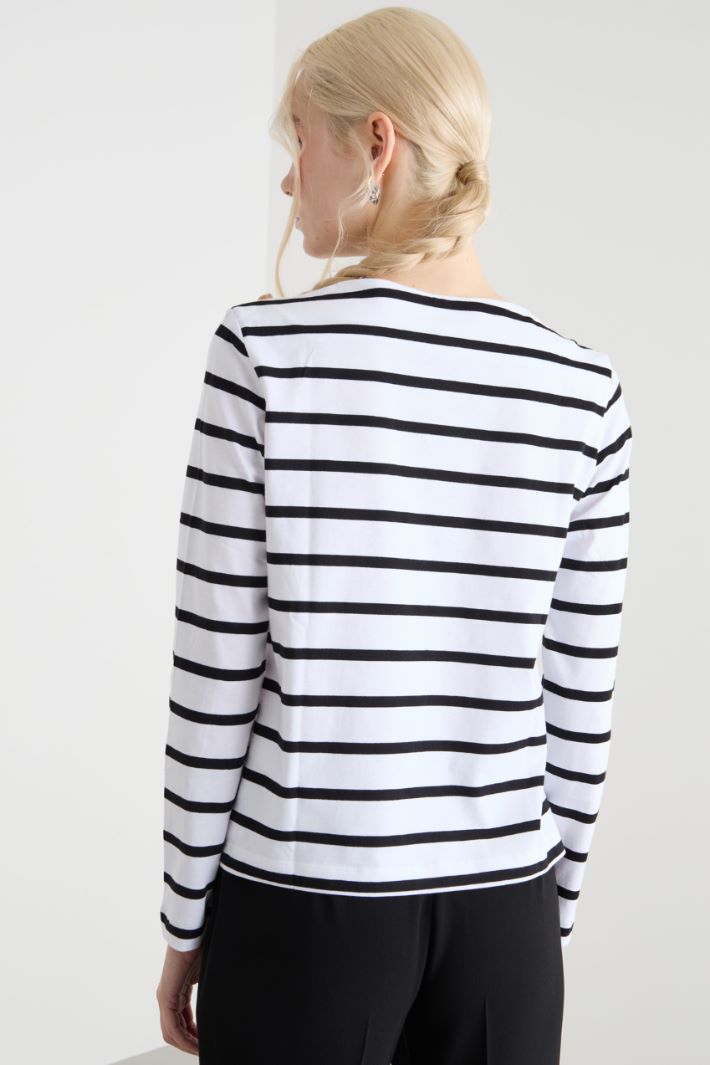 Boat-neck T-shirt Intrend - 4