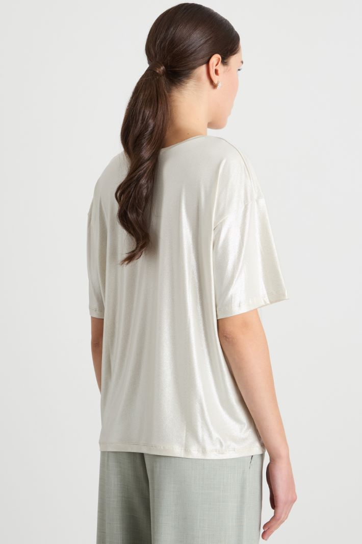 Foiled-jersey T-shirt Intrend - 4