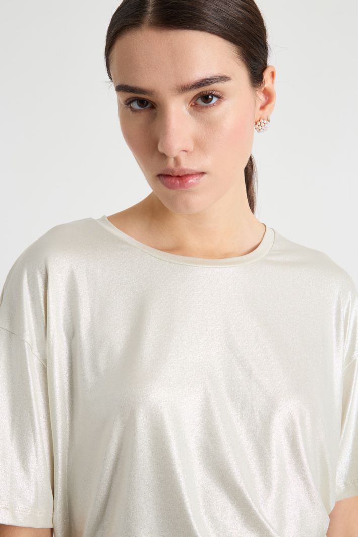 Foiled-jersey T-shirt Intrend - 3