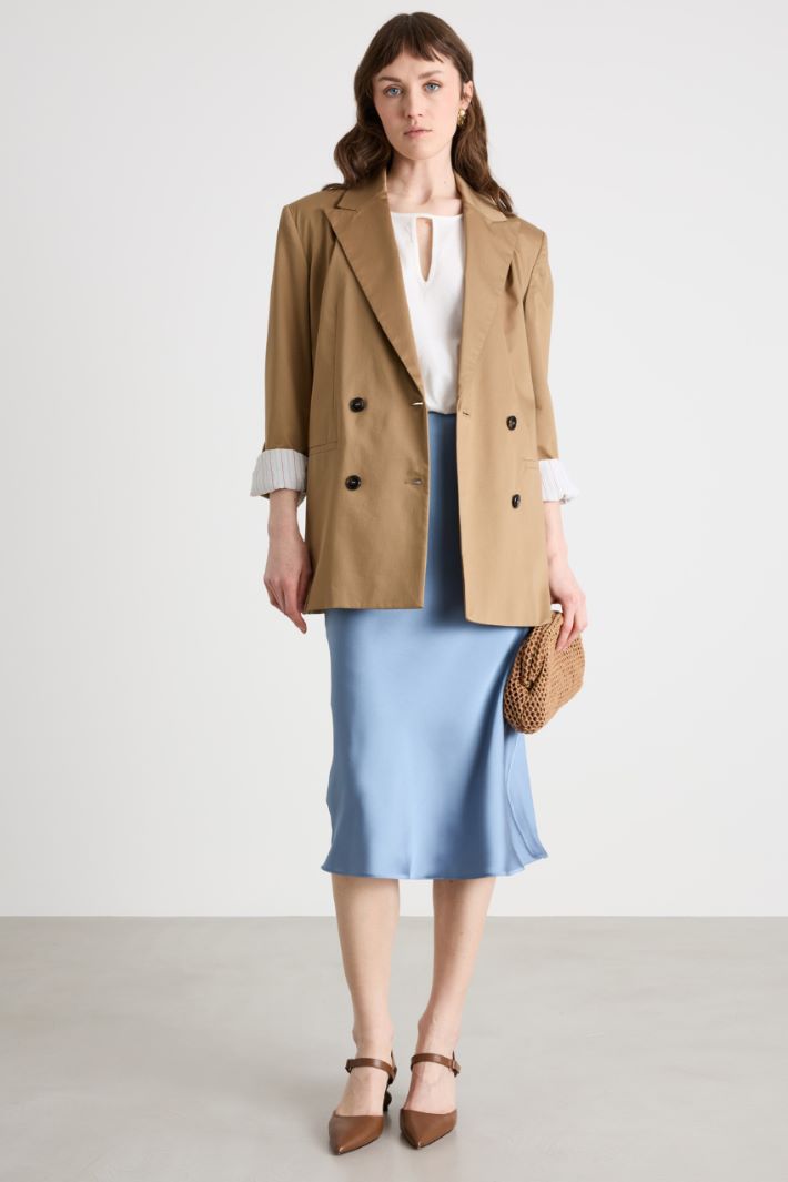 T-shirt in jersey con dettaglio cut-out  Intrend