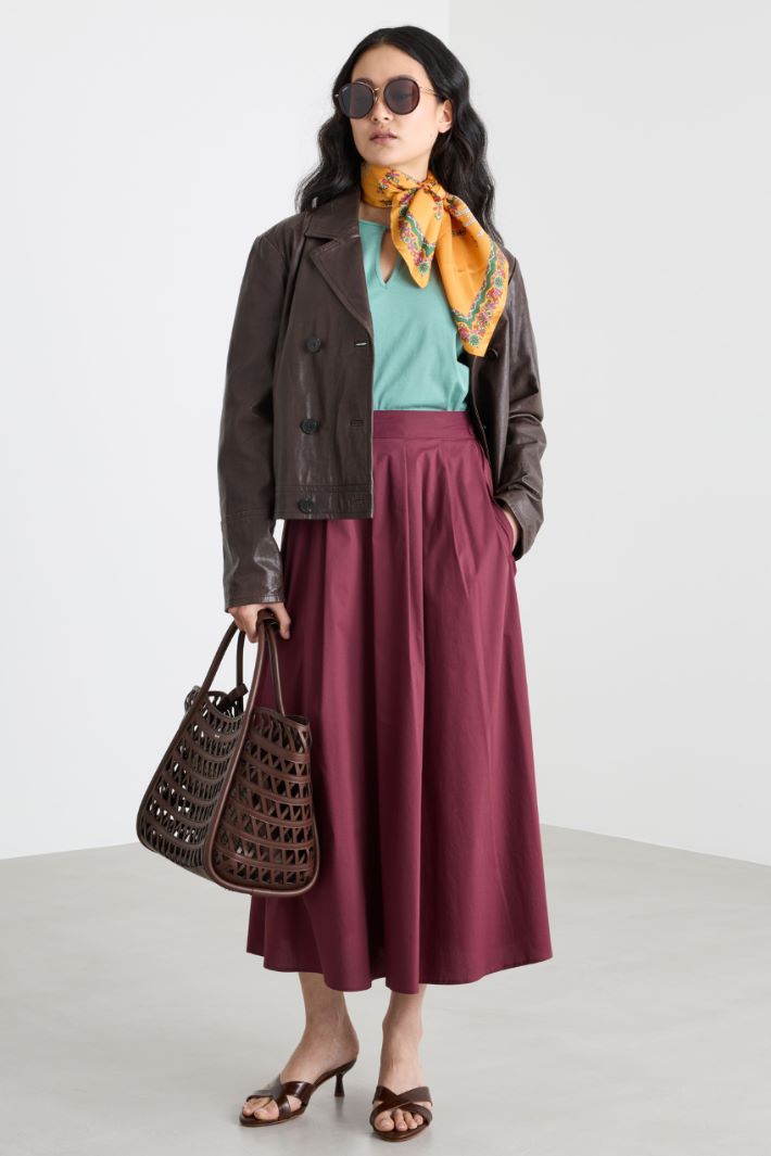 T-shirt in jersey con dettaglio cut-out Intrend