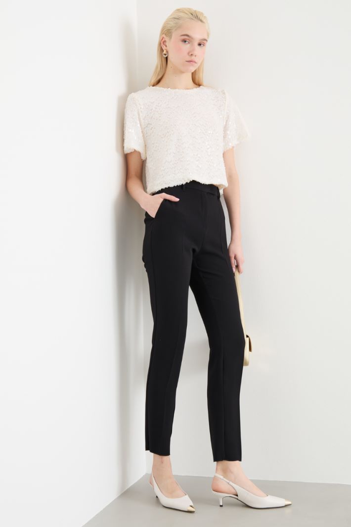 Sequin crop top Intrend