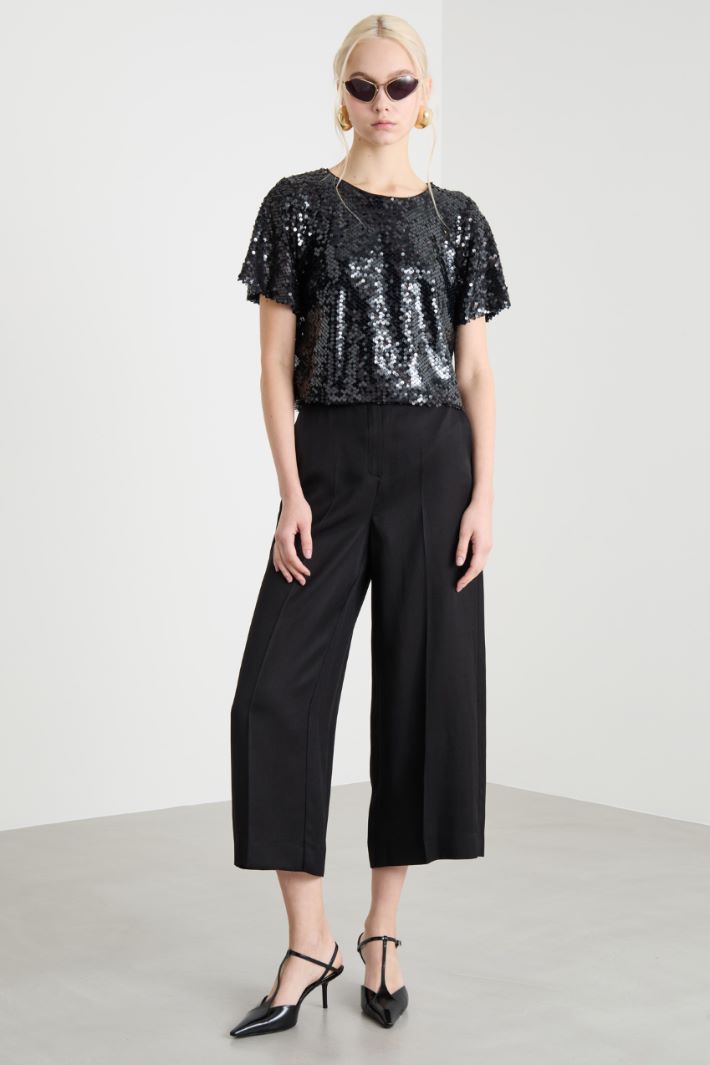 Sequin crop top Intrend