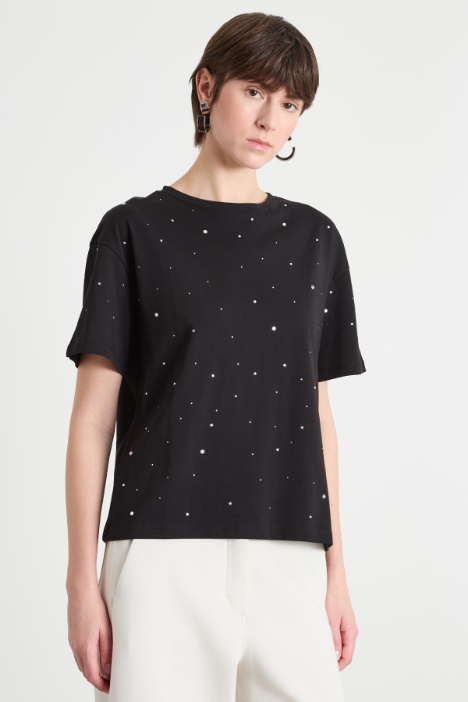 Rhinestone T-shirt Intrend