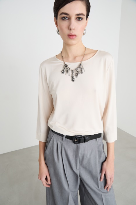 Fluid jersey T-shirt Intrend